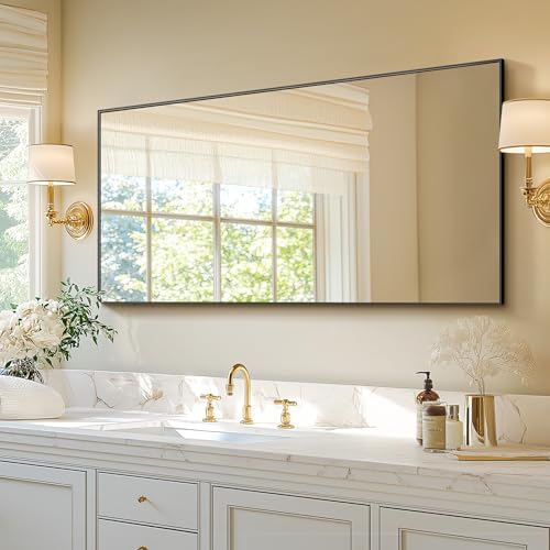 Bathroom Vanity Mirror for Wall, 55"x30" Bathroom Mirror for Over Sink