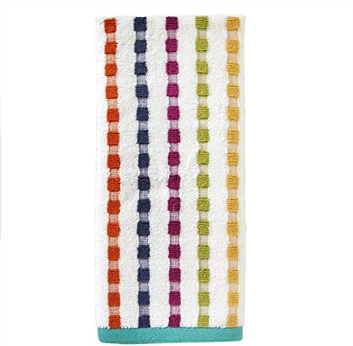 SKL Home Good Vibes Hand Towel Set-2pc, Premium 100% Cotton, Multi