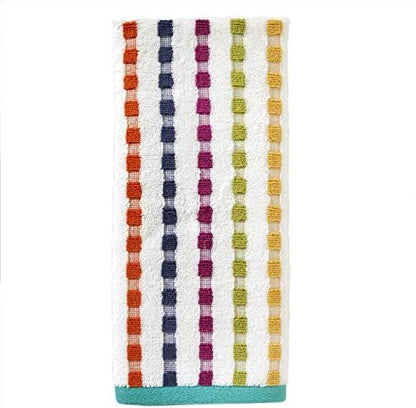 SKL Home Good Vibes Hand Towel Set-2pc, Premium 100% Cotton, Multi