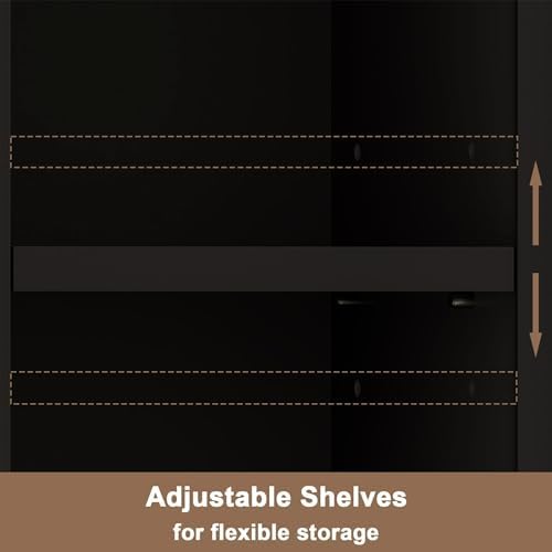 ChooChoo Tall Bathroom Storage Cabinet with Drawer, 11.8" x 11.8" x 70.8"