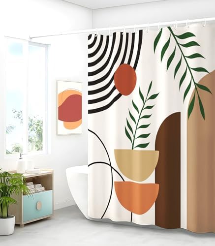 Bathroom Shower Curtain Cute Cortinas para Baño 72 x 72, Art