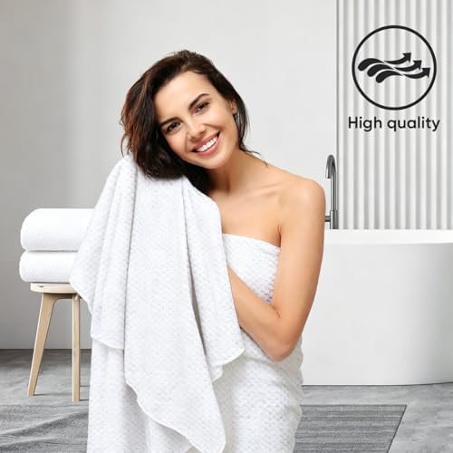 HOMEXCEL Bath Sheets 2PK, 35x70 in, Absorbent&Soft, Extra Large Bath Towel