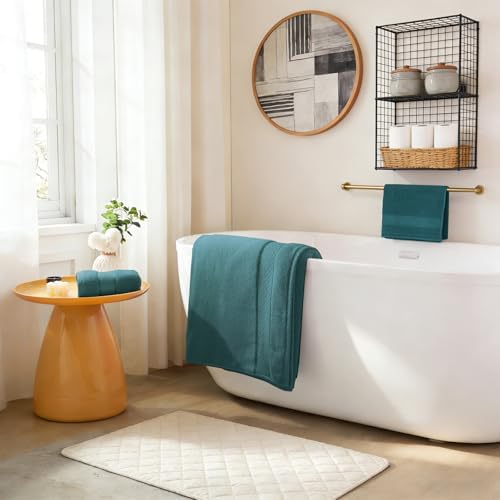 COZYART Bath Towel Set 6 PCS, Luxury 100% Turkish Cotton 650GSM Ultra Soft