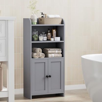 Homhedy Small Bathroom Storage Cabinet, Toilet Paper Storage Cabinet