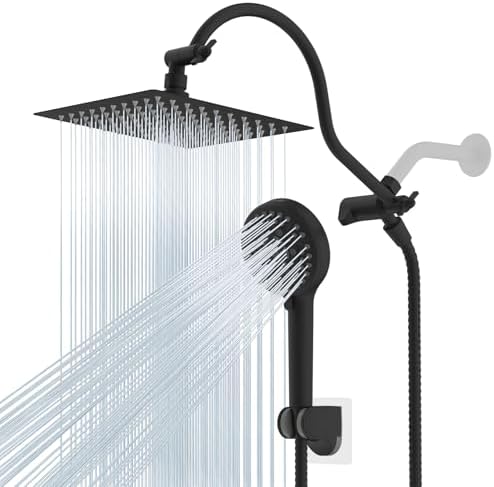 Hibbent All Metal cUPC Certified High Pressure Rainfall 8'' Shower Head