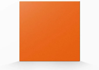 8 Pack Orange Basswood for Laser Cutting, 12"x12"x1/8" (3 mm) Double-Sided Colored Plywood Sheets, for Laser Engraving, DIY Craft Wood & School Projects