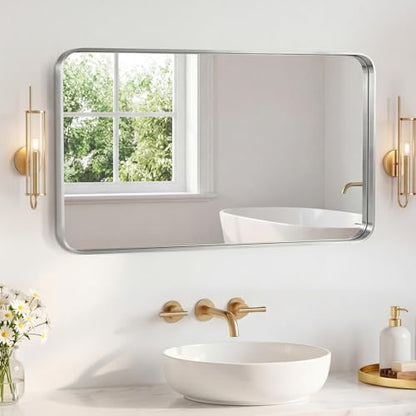 NEWBULIG Bathroom Mirror for Over Sink, 30X48 Inch Wall Vanity Mirror
