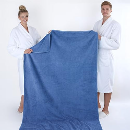 American Soft Linen 100% Cotton Luxury Turkish Towels, 40x80 XL Bath Sheet