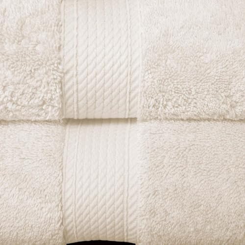 SUPERIOR Egyptian Cotton Ultra Plush & Absorbent, 10 Piece Set, Cream