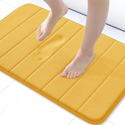 Buganda Memory Foam Bath Mat 30 x 20, Ultra Soft Absorbent Bathroom Rugs