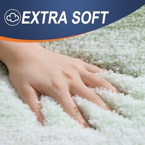 OLANLY Microfiber Bathroom Rugs Sets 3 Piece, 36"x24"+24"x16"+24"x20"