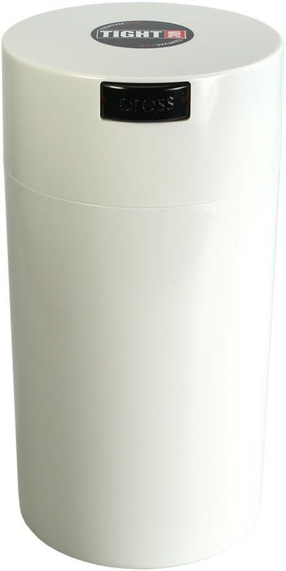 Tightvac - 3oz to 12 Ounce - Patented Airtight Container | Multi-use Vacuum Container Works as Smell Proof Containers for Herbs and Dry Goods. White