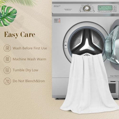 Orighty Bath Towels, Soft Feel Bath Towel, 2 Pack (27'' x 54'')