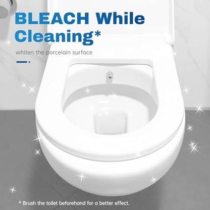 Vacplus Toilet Bowl Cleaner Tablets, 80 Pack, Auto Bleach, Long-Lasting