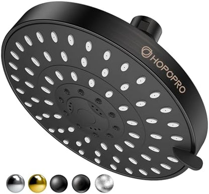 High Pressure Shower Head, HOPOPRO 5-Mode Fixed Showerhead, NBC Recommended