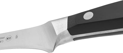 Arcos Boning Knife 6 Inch Nitrum Stainless Steel and 160 mm blade. Professional Butcher Knife to Slice Bones from Meat. Ergonomic Polypropylene Handle. Series Manhattan. Color Black.