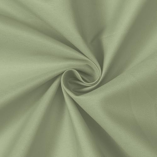 N&Y HOME Fabric Shower Curtain or Liner with Magnets, Sage Green