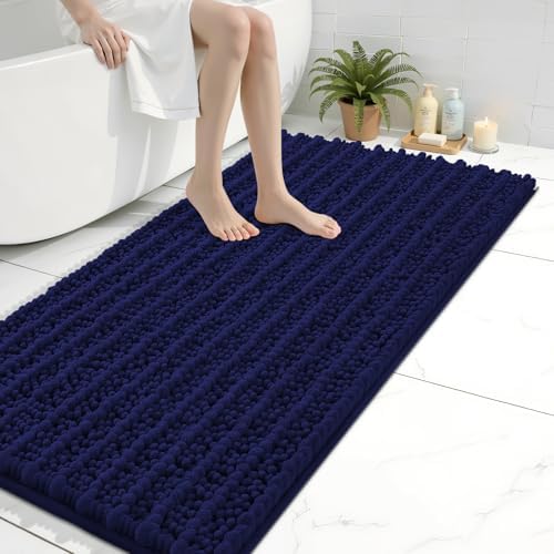 Arotive Bathroom Rugs Mat 50x30, Soft Absorbent Chenille Shaggy Bath Mat