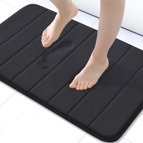 Buganda Memory Foam Bath Mat 30 x 20, Ultra Soft Absorbent Bathroom Rugs