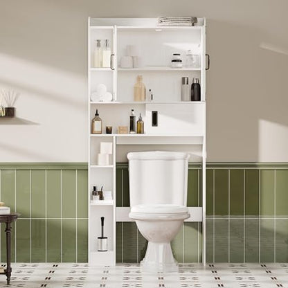 ChooChoo Over The Toilet Storage Cabinet with Sliding Door