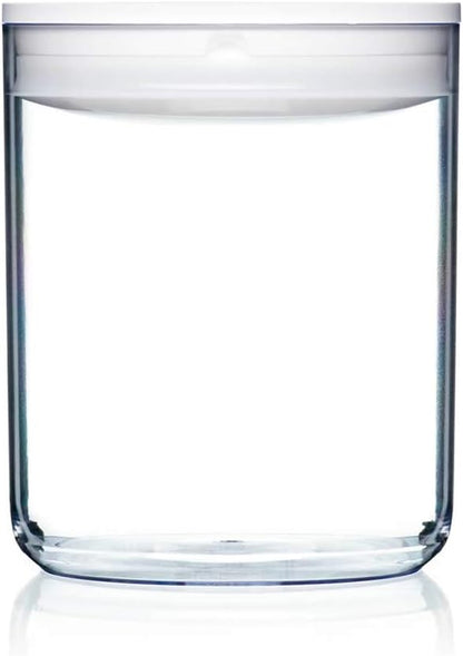 Click Clack Pantry Canister, 3.3-Quart, White Lid