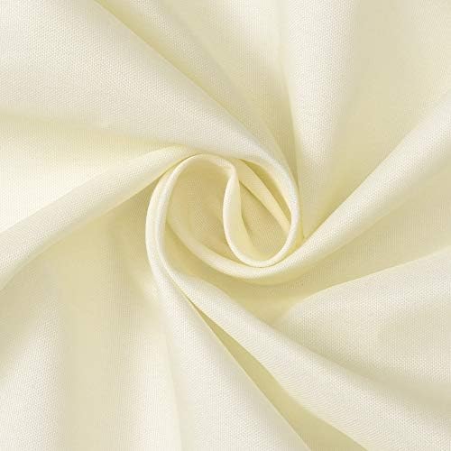 N&Y HOME Fabric Shower Curtain or Liner with Magnets, Sand