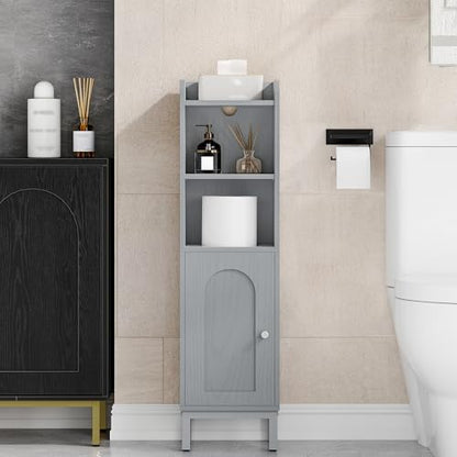 Hzuaneri Bathroom Storage Cabinet, Small Corner Floor Cabinet