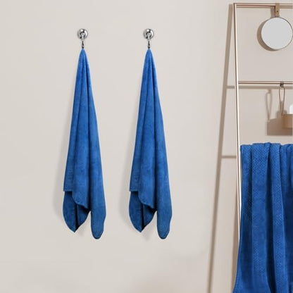 HOMEXCEL 4PK Bath Towel Set, 30x60 in, Absorbent Large Towels for Bathroom