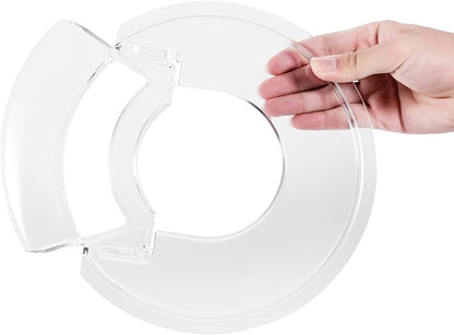 Pouring Shield for KitchenAid 4.5-5 Quart Tilt-Head Stand Mixers, Splash Guard with Removable Pour Spout, Fits Stainless Steel, Glass & Ceramic Mixer Bowls