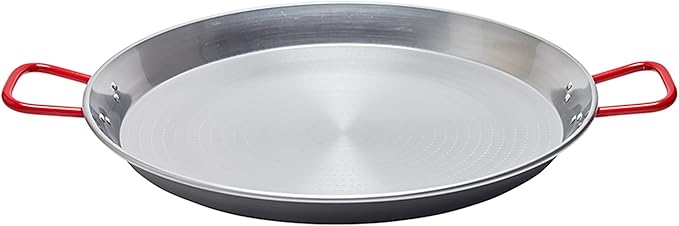 Garcima 26-Inch Carbon Steel Paella Pan, 65cm