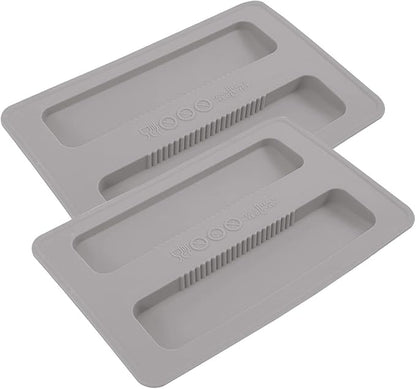2 Pack Toaster Cover 2 Slice Toaster Cover Silicone Toaster Lid Bread Machine Cover Bread Maker Accessories (Grey)