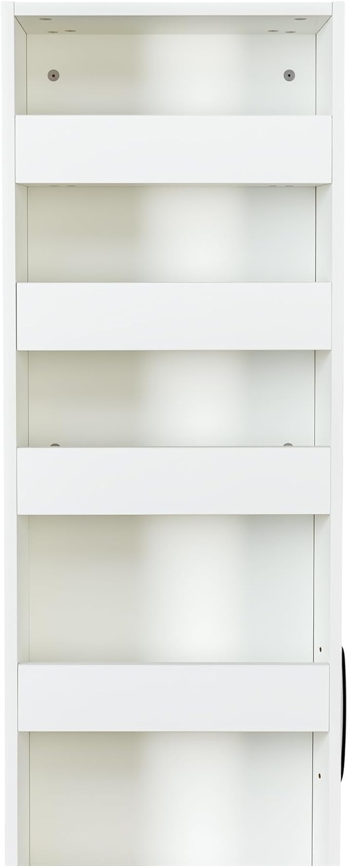 7 Tier Expandable Pull Out Cabinet Organizer, Pull Out Spice Rack, Rolling Kitchen Pantry Storage Cabinet, Slide Out Shelf Cabinet Storage for Kitchen, White