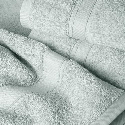 SUPERIOR Egyptian Cotton Ultra Plush & Absorbent, 12 Piece Set, Sea Foam