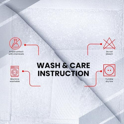 Infinitee Xclusives 100% Cotton Luxury Wash Cloths for Showering - 12 Pack