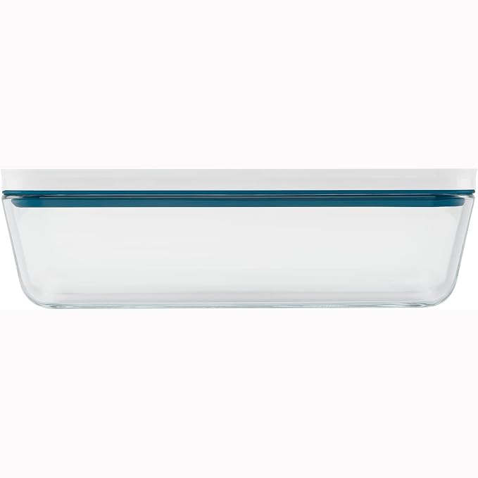 ZWILLING Fresh & Save Airtight Glass Food Storage Containers with Lids, Meal Prep Containers, One Size, La Mer