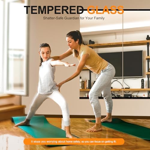 Delma Home Gym Mirror, 48''x24''x2PCS, Large Full Body