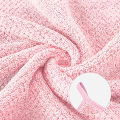 Towels Set 35x70 Inch Oversized Bath Sheets Towels for Adults Luxury Bath Towels Extra Large Sets for Bathroom Super Soft Highly Absorbent Microfiber Shower Towels 80% Polyester (2PCS Pink)