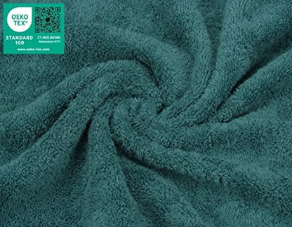 American Soft Linen 100% Cotton Luxury Turkish Towels, 4 PC Washcloth Set