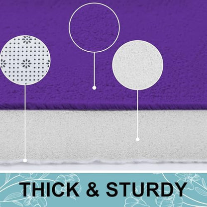 Smiry Memory Foam Bath Mat 36x24, Extra Soft and Absorbent Bathroom Rugs