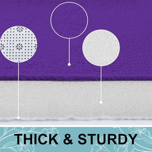 Smiry Memory Foam Bath Mat 24x16, Extra Soft and Absorbent Bathroom Rugs