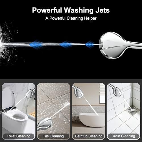 Filtered Shower Head with Handheld, 3 Filters, Hard Water Softener
