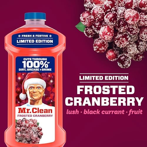 Mr. Clean All Purpose Cleaner, Cleaning Liquid, Frosted Cranberry, 41oz