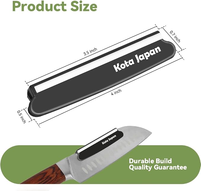 Kota Japan Fixed Angle, Accurate Whetstone Sharpener Blade Guide. Enjoy, Smooth, Effortless Sharpening Results! Utmost Safety!