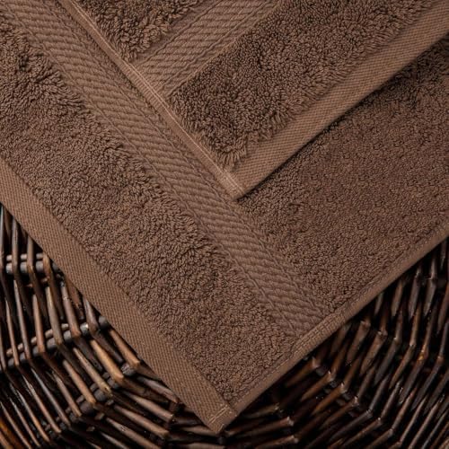 Superior Egyptian Cotton Ultra Plush & Absorbent, 10 Piece Set, Chocolate