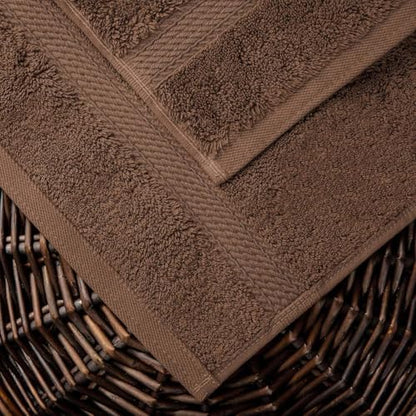 Superior Egyptian Cotton Ultra Plush & Absorbent, 10 Piece Set, Chocolate