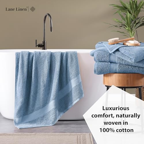 LANE LINEN Large Bath Sheet Soft Absorbent Quick Dry 2 Pack - Allure