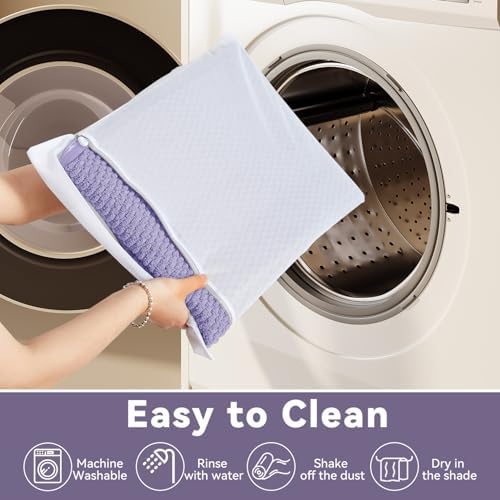 Triohero Bathroom Runner Rug, Long Bath Mat Washable Thin Quick Dry Low Pile Bathroom Runner Rugs 24 x 60 Non Slip, Lavender 24"x60"