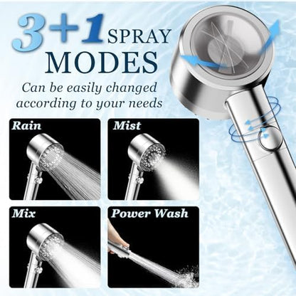FEELSO Filtered Shower Head with Handheld, High Pressure Shower Filter Head