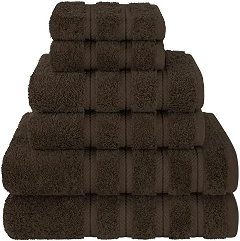 American Soft Linen 100% Cotton Luxury Turkish Towels, 6 Piece Towel Set
