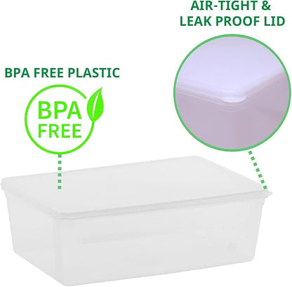 2.4 gal Produce Saver Containers for Refrigerator, Pizza Dough Proofing Box, Vegetable Storage Containers for Refrigerator, Pizza Storage Container, Marinating Container, Pizza Dough Box, Veggie Saver